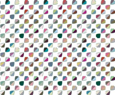 Geometrik şekilli kusursuz desen vektör çizimi