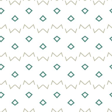 Geometrik şekilli kusursuz desen vektör çizimi