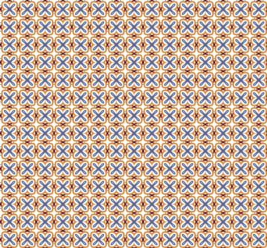 Geometrik şekilli kusursuz desen vektör çizimi