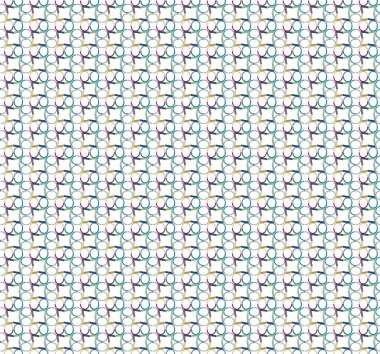 Geometrik şekilli kusursuz desen vektör çizimi