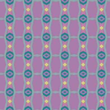 Geometrik şekilli kusursuz desen vektör çizimi