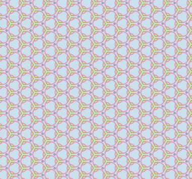 Geometrik şekilli kusursuz desen vektör çizimi