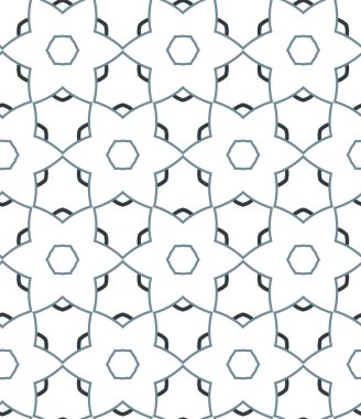 Geometrik şekilli kusursuz desen vektör çizimi