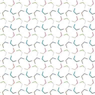 Geometrik şekilli kusursuz desen vektör çizimi