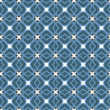 Geometrik şekilli kusursuz desen vektör çizimi