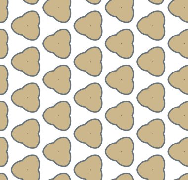 Geometrik şekilli kusursuz desen vektör çizimi