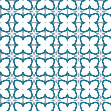 Geometrik şekilli kusursuz desen vektör çizimi