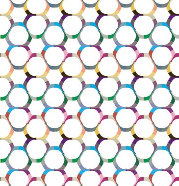 Geometrik şekilli kusursuz desen vektör çizimi