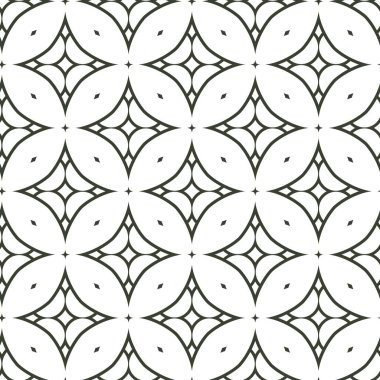 Geometrik şekilli kusursuz desen vektör çizimi