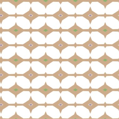 Geometrik şekilli kusursuz desen vektör çizimi