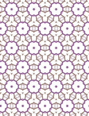 Geometrik şekilli kusursuz desen vektör çizimi