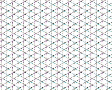 Geometrik şekilli kusursuz desen vektör çizimi