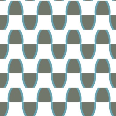 Geometrik şekilli kusursuz desen vektör çizimi