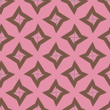 Geometrik şekilli kusursuz desen vektör çizimi