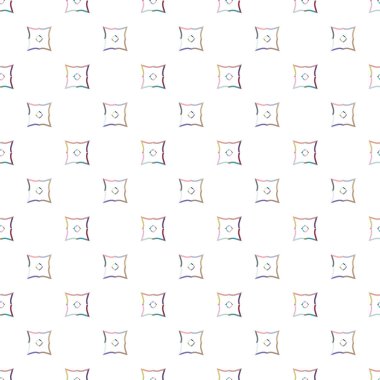 Geometrik şekilli kusursuz desen vektör çizimi