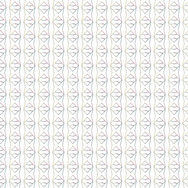 Geometrik şekilli kusursuz desen vektör çizimi
