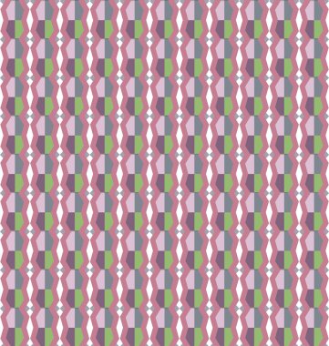 Geometrik şekilli kusursuz desen vektör çizimi