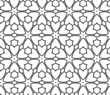 Geometrik şekilli kusursuz desen vektör çizimi