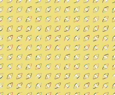 Geometrik şekilli kusursuz desen vektör çizimi