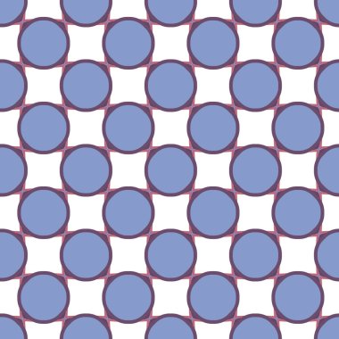 Geometrik şekilli kusursuz desen vektör çizimi