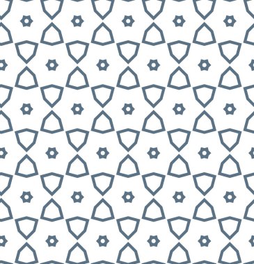Geometrik şekilli kusursuz desen vektör çizimi
