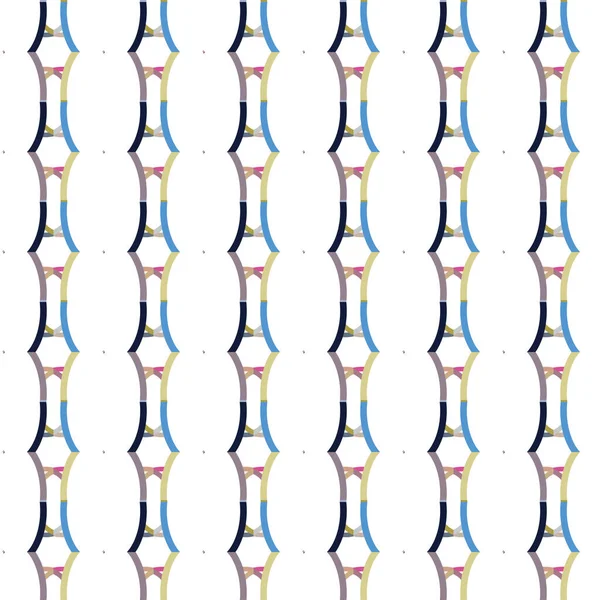 Nahtlose Muster Mit Geometrischen Formen Vektorillustration — Stockvektor