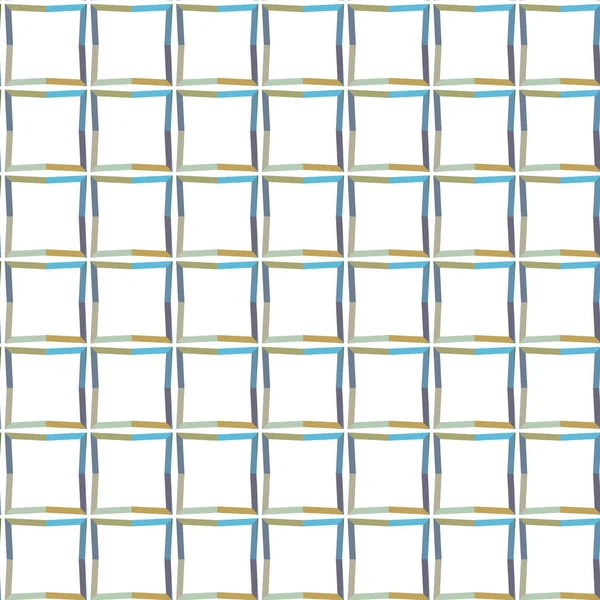 Nahtlose Muster Mit Geometrischen Formen Vektorillustration — Stockvektor