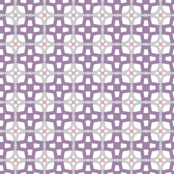 Seamless Pattern Geometric Shapes Vector Illustration — Stock Vector