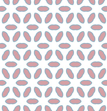 Geometrik şekilli kusursuz desen vektör çizimi