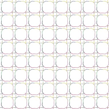 Geometrik şekilli kusursuz desen vektör çizimi