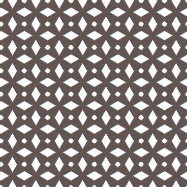 Geometrik şekilli kusursuz desen vektör çizimi