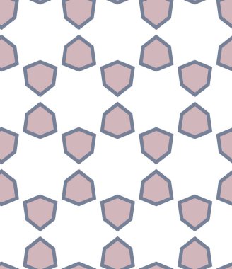 Geometrik şekilli kusursuz desen vektör çizimi