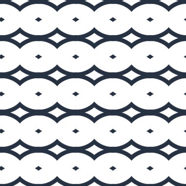 Geometrik şekilli kusursuz desen vektör çizimi