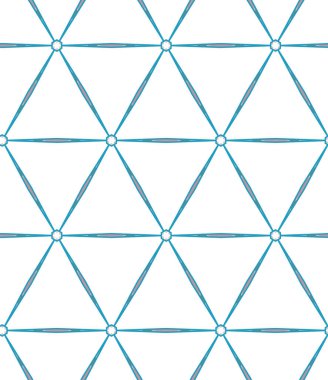 Geometrik şekilli kusursuz desen vektör çizimi