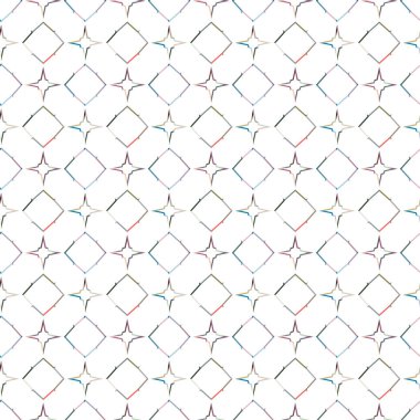 Geometrik şekilli kusursuz desen vektör çizimi