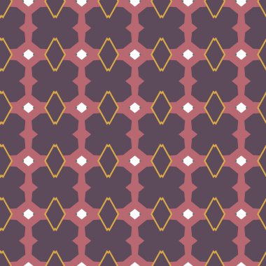 Geometrik şekilli kusursuz desen vektör çizimi