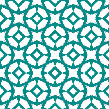 Geometrik şekilli kusursuz desen vektör çizimi