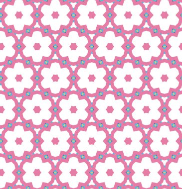 Geometrik şekilli kusursuz desen vektör çizimi