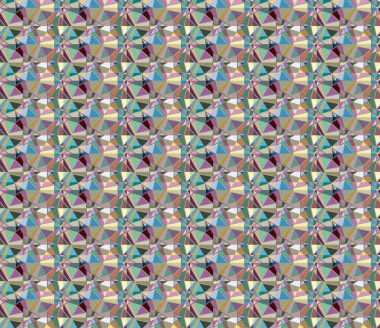 Geometrik şekilli kusursuz desen vektör çizimi