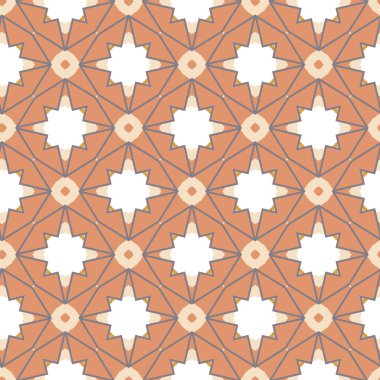 Geometrik şekilli kusursuz desen vektör çizimi