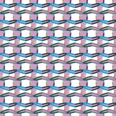 Geometrik şekilli kusursuz desen vektör çizimi