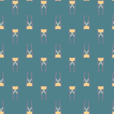 Geometrik şekilli kusursuz desen vektör çizimi