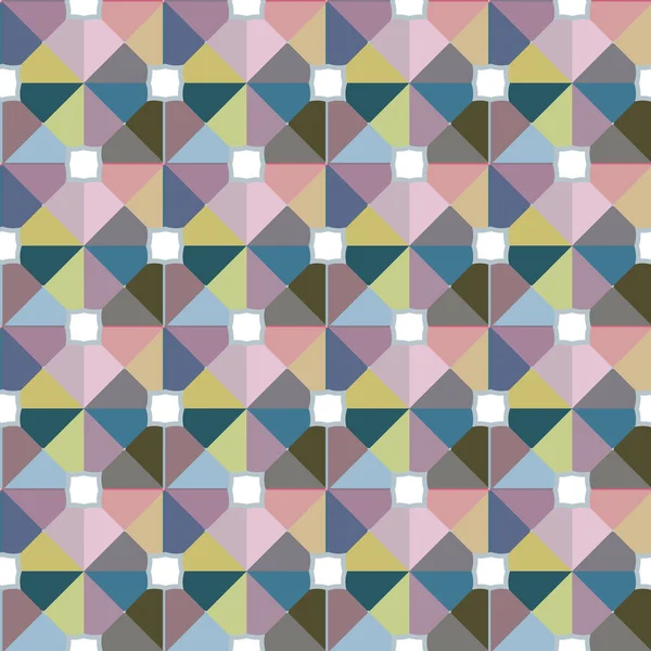 抽象的なカラフルなパターン図シームレスな背景 — ストックベクタ
