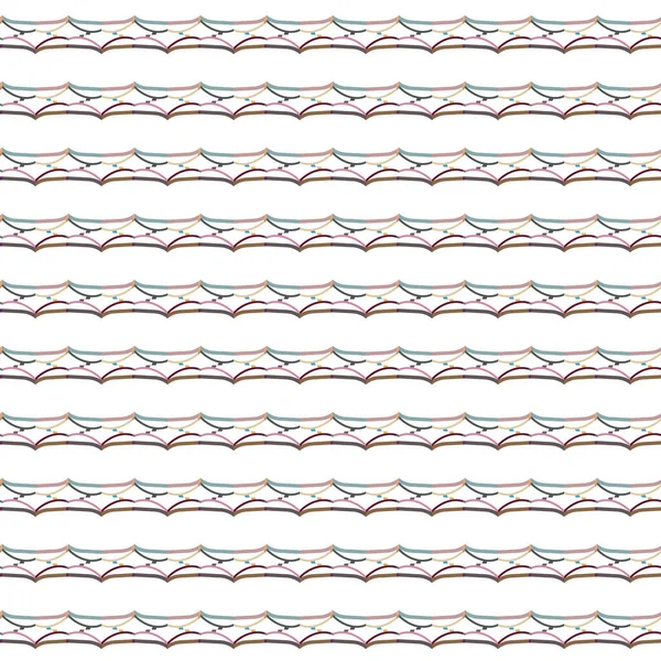 Modello Senza Soluzione Continuità Con Forme Geometriche Illustrazione Vettoriale — Vettoriale Stock