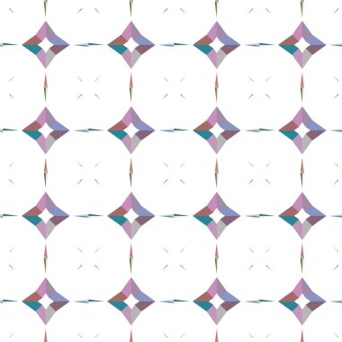 Geometrik şekilli kusursuz desen vektör çizimi