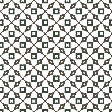 Geometrik şekilli kusursuz desen vektör çizimi