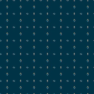 Geometrik şekilli kusursuz desen vektör çizimi