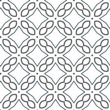 Geometrik şekilli kusursuz desen vektör çizimi