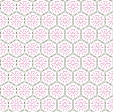 Geometrik şekilli kusursuz desen vektör çizimi