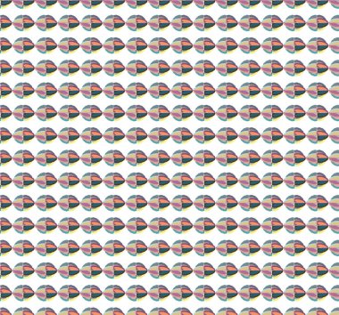 Geometrik şekilli kusursuz desen vektör çizimi